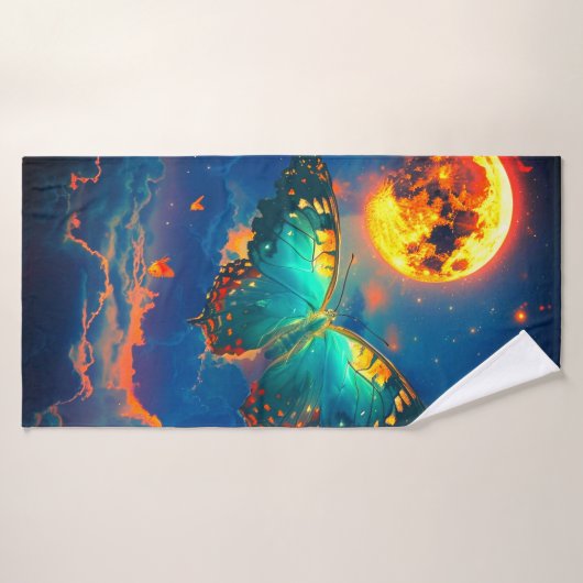 Art papillon (Serviette de bain)