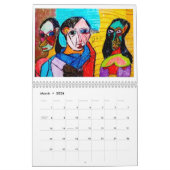 ART PAR DAF 2024 CALENDRIER D'ART ABSTRAIT COLORÉ (Mar 2026)