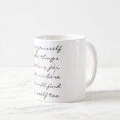 Art par la tasse inspirée de l'énonciation 11oz de (Devant droit)