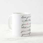 Art par la tasse inspirée de l'énonciation 11oz de (Devant gauche)