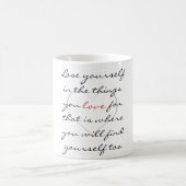 Art par la tasse inspirée de l'énonciation 11oz de (Centre)