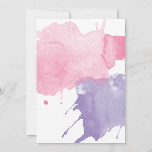 Art Party Anniversaire Invitation (Dos)