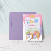 Art Party Anniversaire Invitation