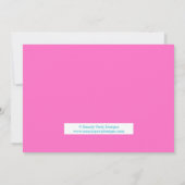 Art Party Anniversaire Peinture Invitation (Dos)