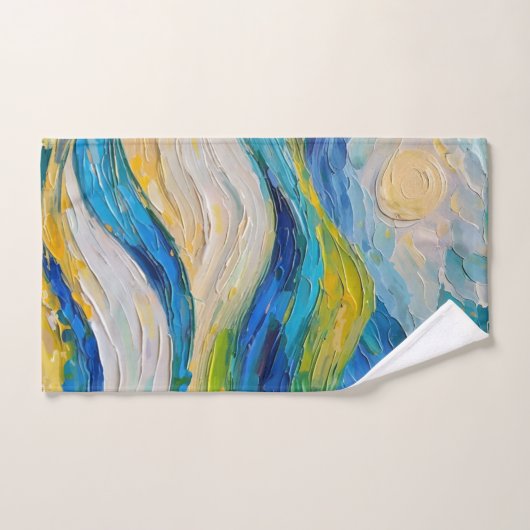 Art peint (Serviette à main)