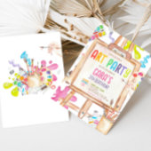 Art Peinture Anniversaire Invitation de fête