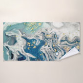 Art, peinture- Couleur gris naturel : métallique, (Serviette de bain)