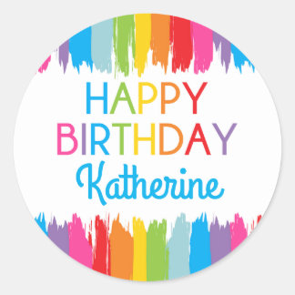 Art Peinture Stickers fête d'anniversaire