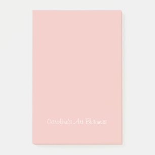 Art personnalisé Business Pink Post-It Notes