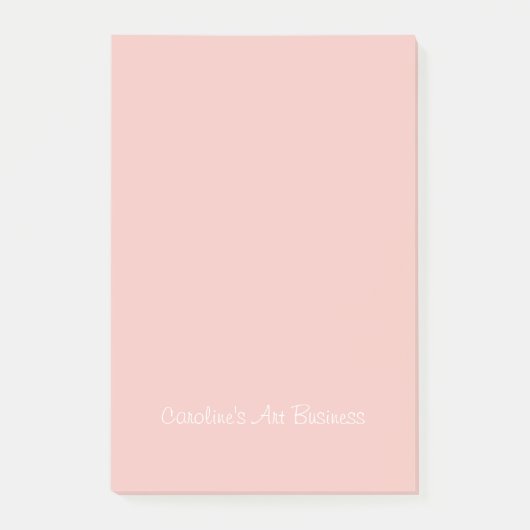 Art personnalisé Business Pink Post-It Notes (Devant)