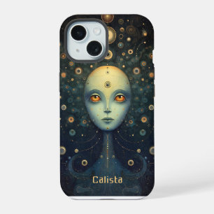 Art Personnalisé d'Alien Cosmique Fantaisiste