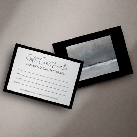 Art Photo personnalisable Modèle de certificat cad