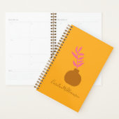 Art Plante minimaliste en Jaune sur mesure (Devant avec enveloppe)