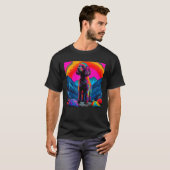 Art Poodle Dog T-shirt (Voorkant volledig)