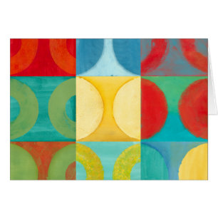 Art Pop brillant avec cercles et Carré