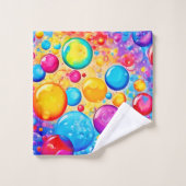 Art Pop Bubble Arc-en-Ciel (Gant de toilette)