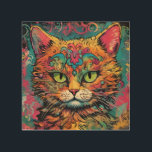 Art Pop vintage, Style Louis Wain, Beau Chat<br><div class="desc">Art Pop vintage,  Style Louis Wain,  Beau Chat</div>