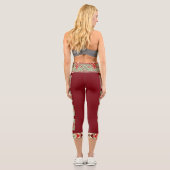 Art populaire arménien 2 Capri Leggings (Verso)
