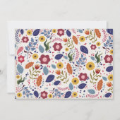 Art populaire Boho Horse Anniversaire Invitation d (Dos)