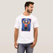 Art populaire de "ange" de T-shirt (Devant entier)
