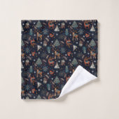 Art populaire de Noël (Gant de toilette)