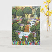 ART POPULAIRE entouré par l'amour PAR la carte de (Fleur jaune)