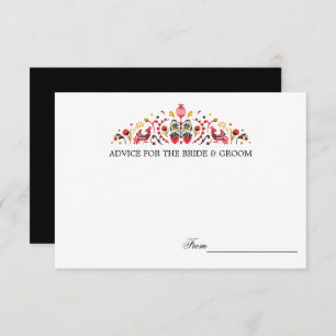 Art populaire russe Khokhloma Mariage Cartes de co