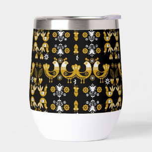 Art populaire scandinave Oiseaux
