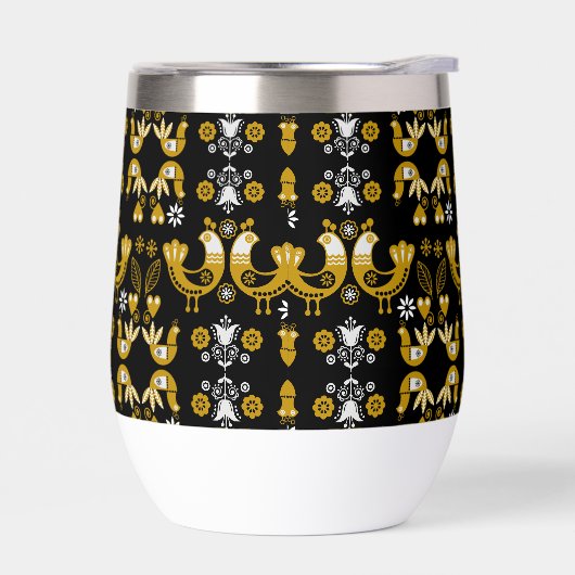 Art populaire scandinave Oiseaux (Gauche)
