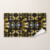 Art populaire scandinave Oiseaux (Serviette à main)