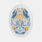 Art populaire scandinave ornement floral (Avant gauche)