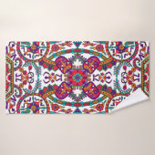 Art populaire traditionnel Allover Designart, ethn (Serviette de bain)