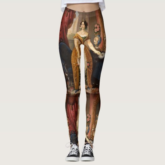 Art Portret-leggings Leggings (Voorkant)