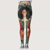 Art Portret-leggings Leggings (Voorkant)