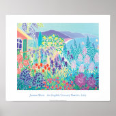 Art Poster: An English country garden, Italy Poster (Voorkant)