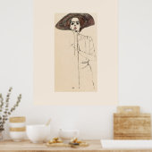 ART POSTER : EGON SCHIELE : PORTRAIT DE LA FEMME 1 (Cuisine)