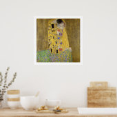 ART POSTER : GUSTAV KLIMT : THE KISS, 1907-08 (Cuisine)