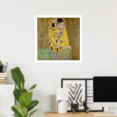 ART POSTER : GUSTAV KLIMT : THE KISS, 1907-08 (Bureau à domicile)
