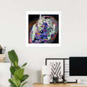 ART POSTER : GUSTAV KLIMT : THE VIRGIN, 1913 (Bureau à domicile)