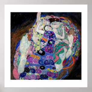 ART POSTER : GUSTAV KLIMT : VIRGIN, 1913
