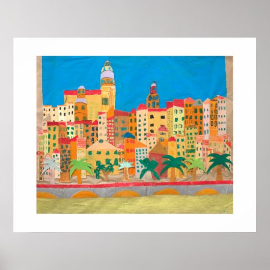 Art Poster: Menton Poster (Voorkant)