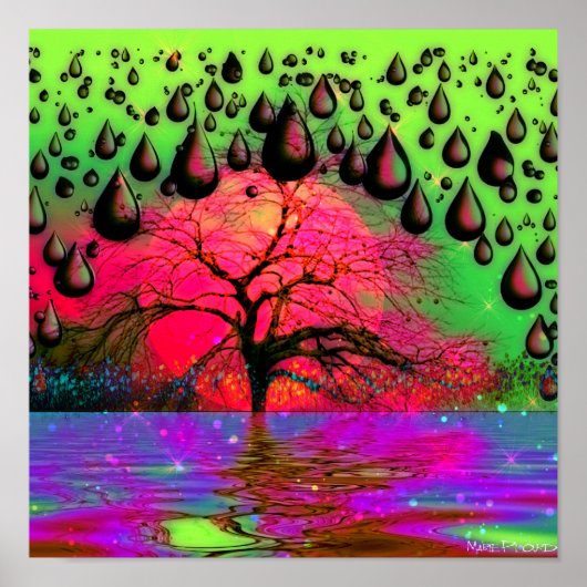 Art Poster "Psychedelic" (Voorkant)