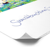 Art Poster: Swashbucking Swanpool, Cornwall Poster (Hoek)