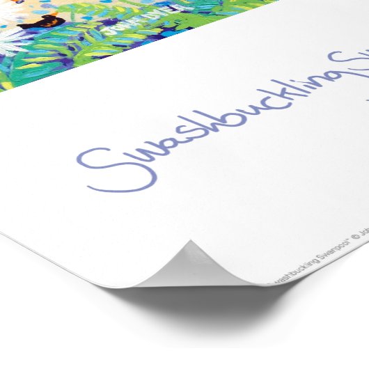 Art Poster: Swashbucking Swanpool, Cornwall Poster (Hoek)