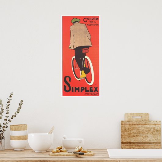 Art poster vintage - Vélos Simplex (Cuisine)