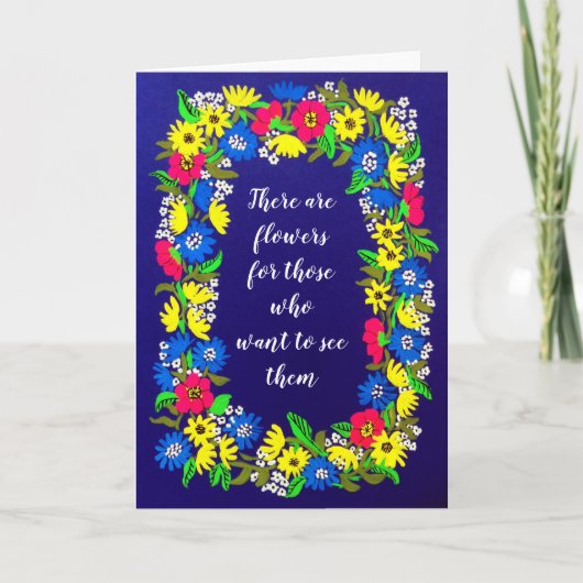 art pour la carte de voeux de charité (Devant)