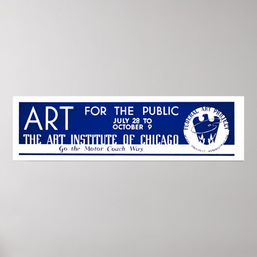 Art pour le public - Poster WPA - (Devant)