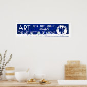 Art pour le public - Poster WPA - (Cuisine)