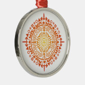 Art primitif-Soleil ornement personnalisé (Droite)