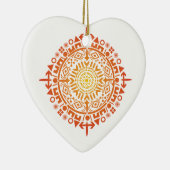 Art primitif-Soleil ornement personnalisé (Droite)